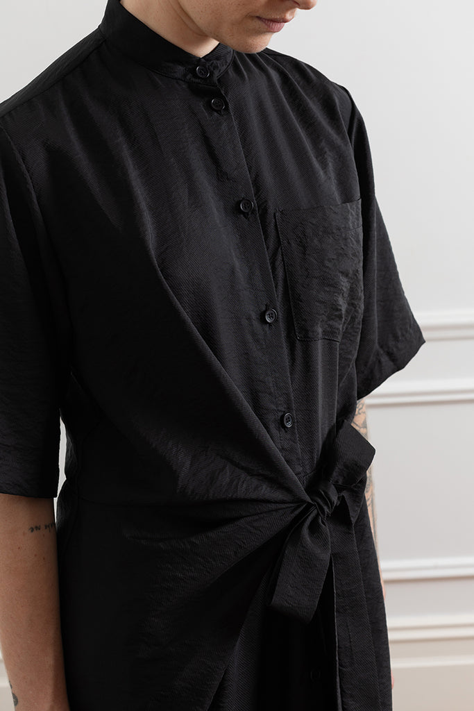 Dabika Shirt Dress - Black