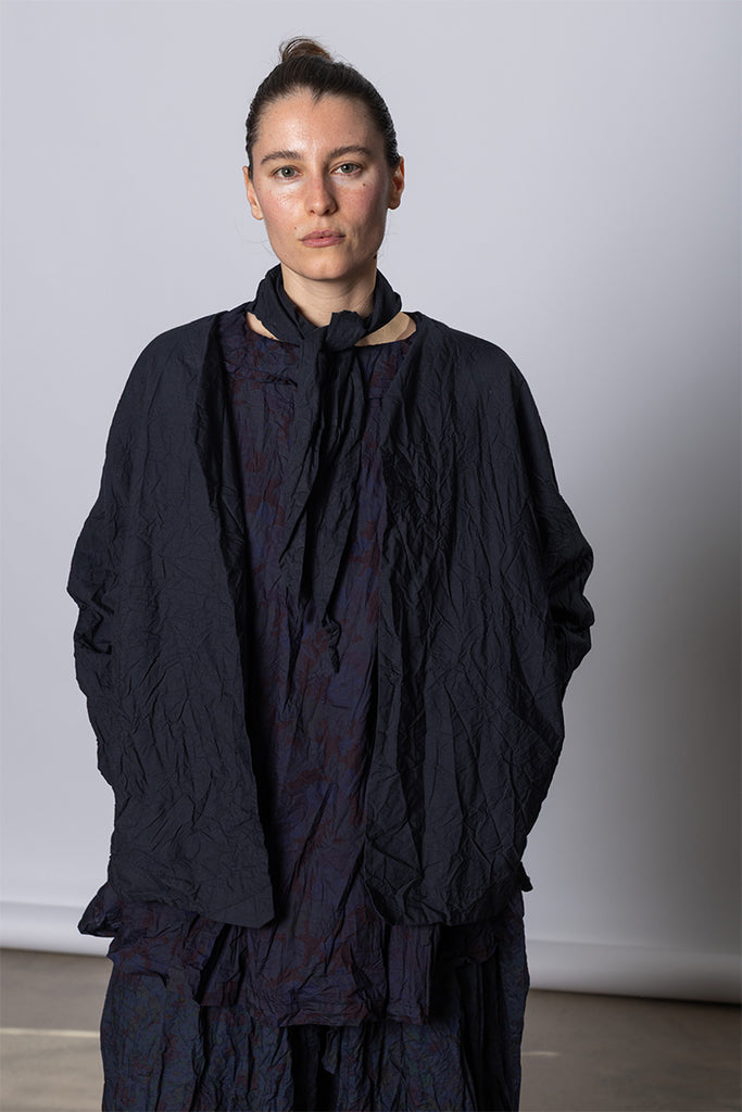 Daniela Gregis Giacca Jacket Bomber Singola Lavata - Black at Poepke.com