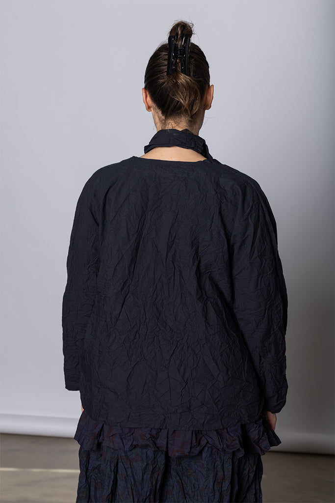 Giacca Jacket Bomber Singola Lavata - Black