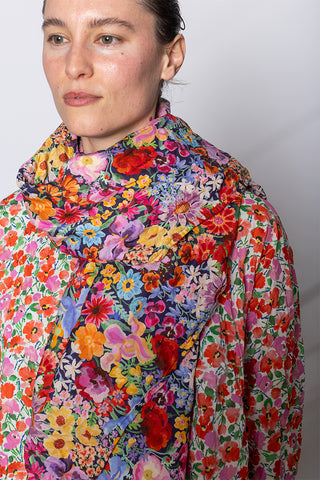 Daniela Gregis Scialle Shawl Lavato - Floral G at Poepke.com Liberty Floral Cotton Scarf. Multi colour. 