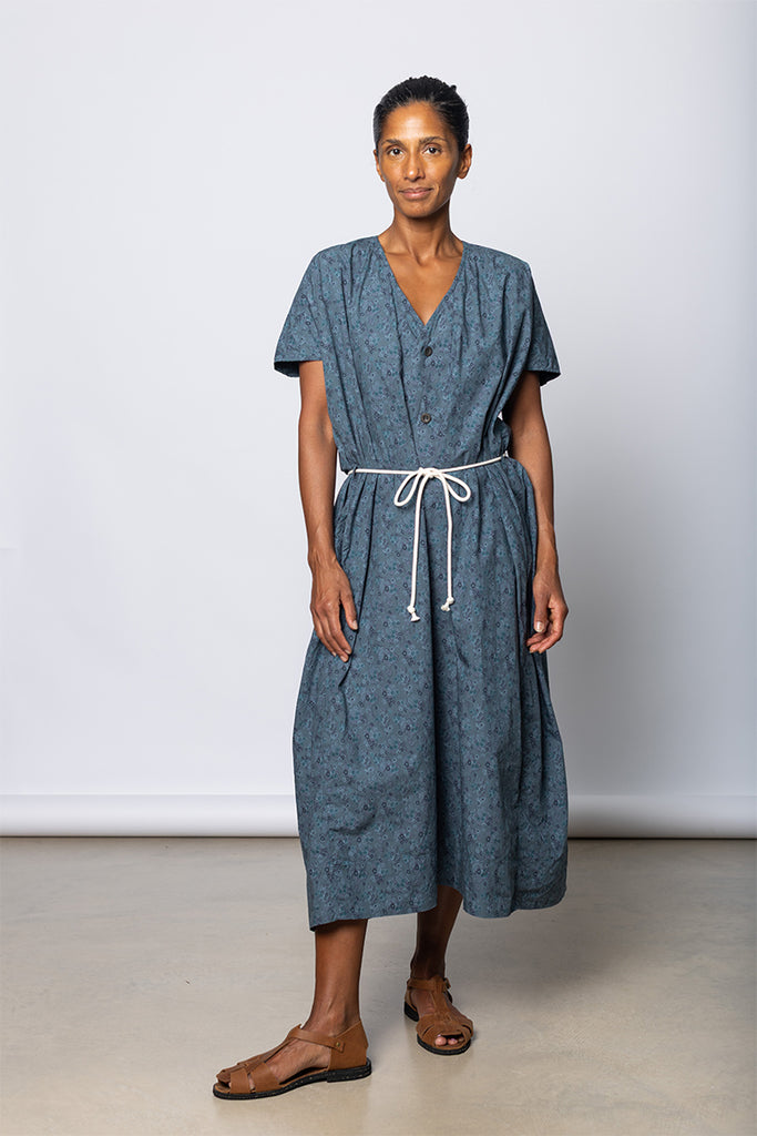 Dante Dress - Navy Floral