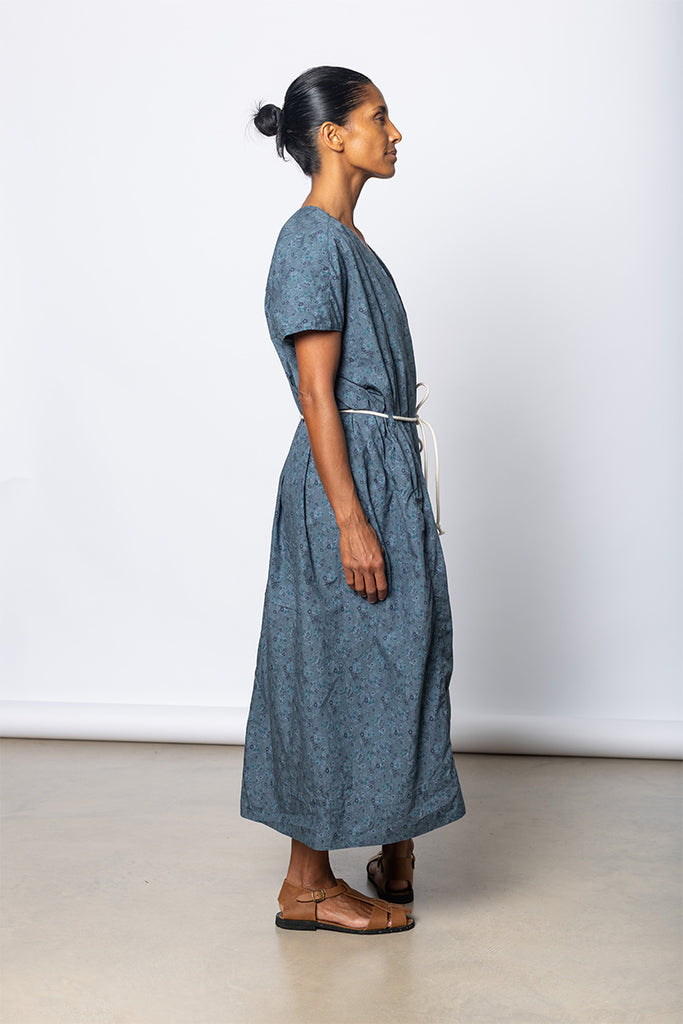 Dante Dress - Navy Floral