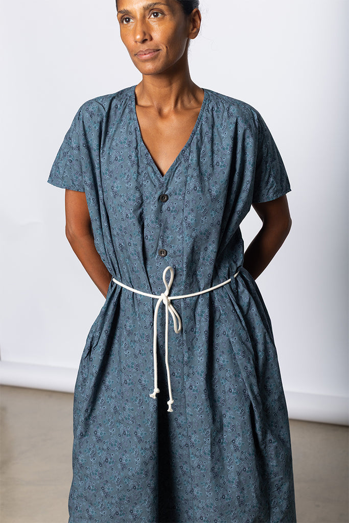 Dante Dress - Navy Floral