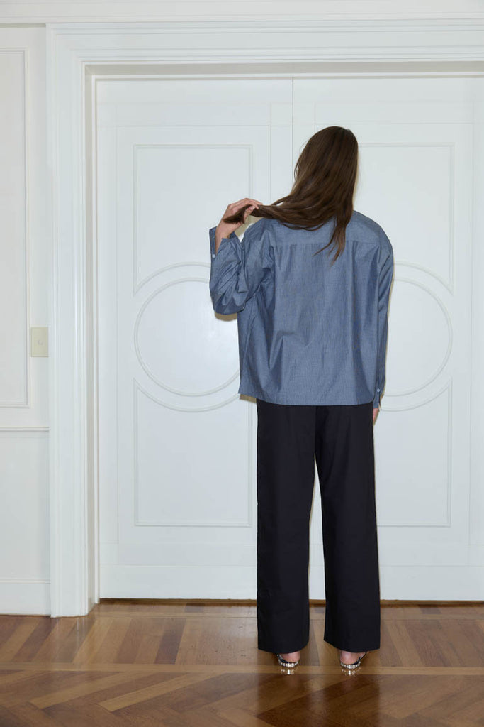 Day Shirt - Blue Pinstripe