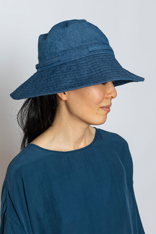 Denim Sun Hat - Washed Indigo