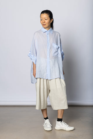 Dolman Sleeve Shirt - Light Blue