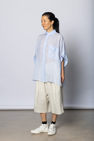 Dolman Sleeve Shirt - Light Blue