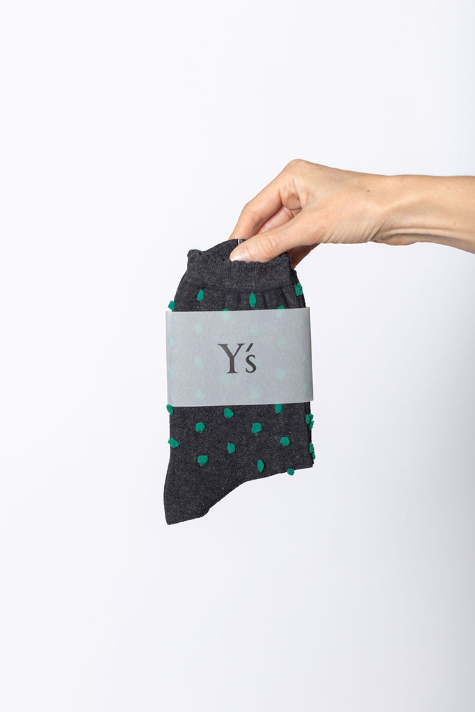 Dotted Socks - Charcoal