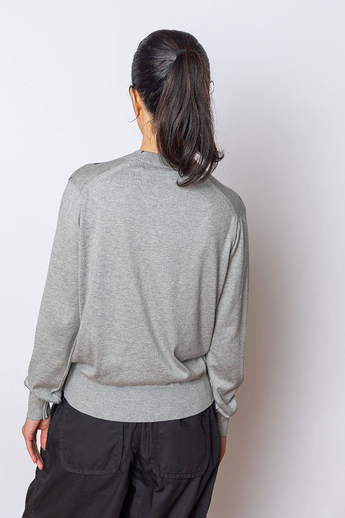 Dotty Cardigan - Grey/Black