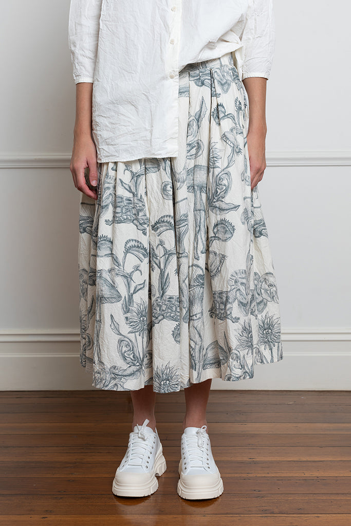 Double Rideaux Skirt - Can Can Print