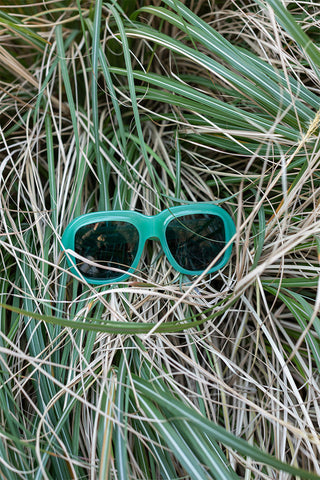 Dries Van Noten Acetate Sunglasses - Light Green/Gold/Brown