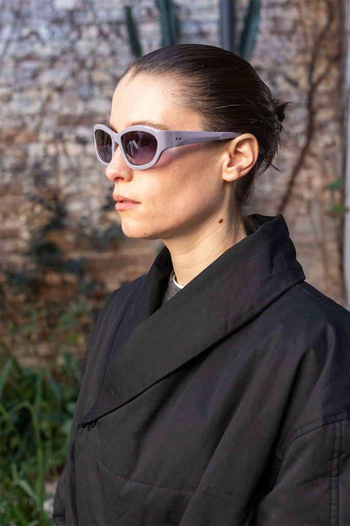Dries Van Noten Wrap Around Sunglasses - Lilac