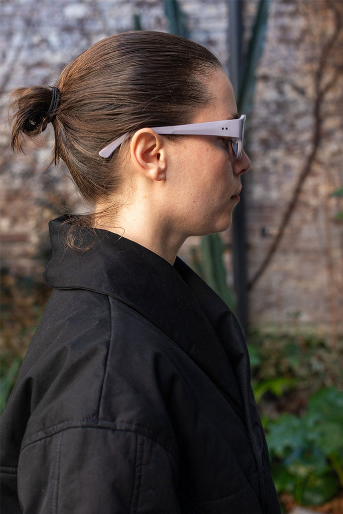 Dries Van Noten Wrap Around Sunglasses - Lilac
