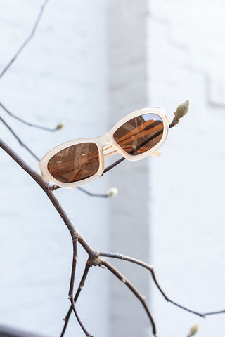 Dries Van Noten Wrap Around Sunglasses - Taupe