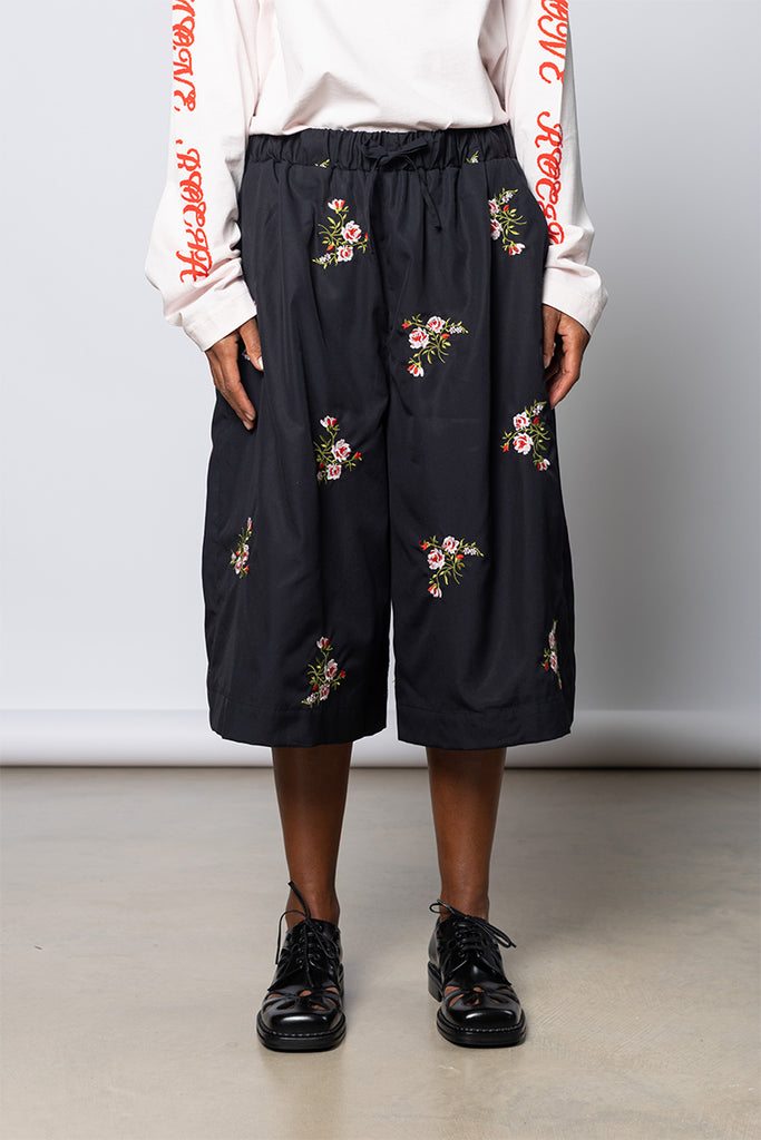 Elasticated Board Shorts - Black