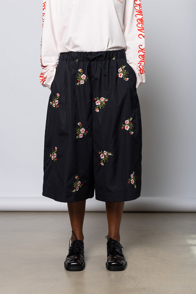 Elasticated Board Shorts - Black