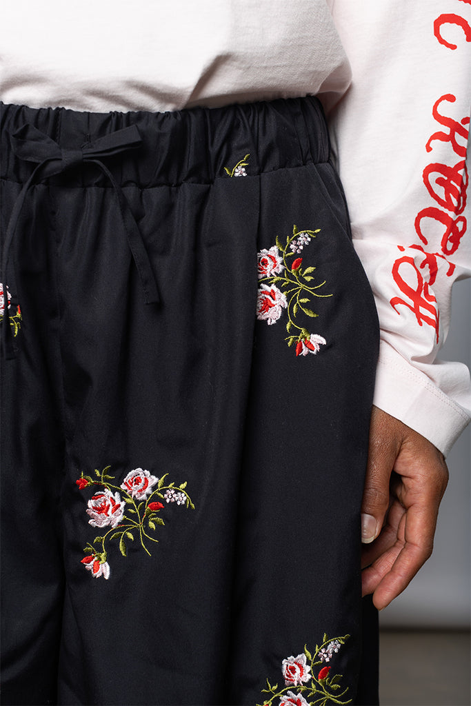 Elasticated Board Shorts - Black