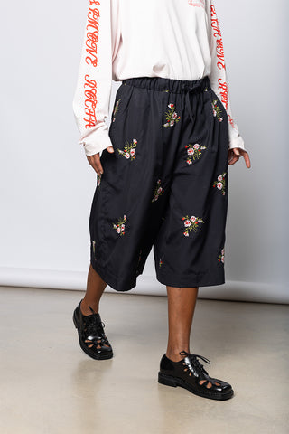 Elasticated Board Shorts - Black