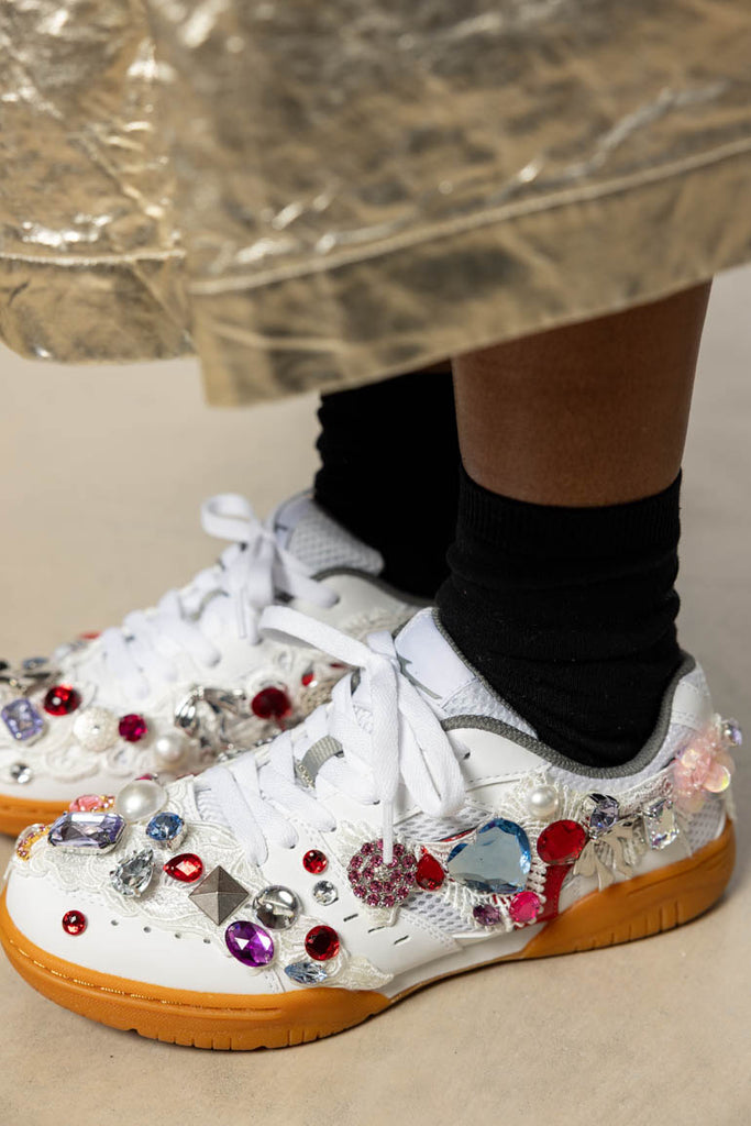 Embellished Mizuno x Comme Des Garçons Girl Sneakers