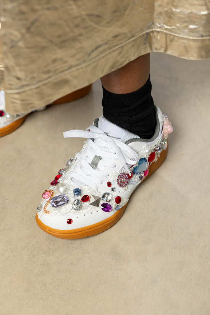Embellished Mizuno x Comme Des Garçons Girl Sneakers