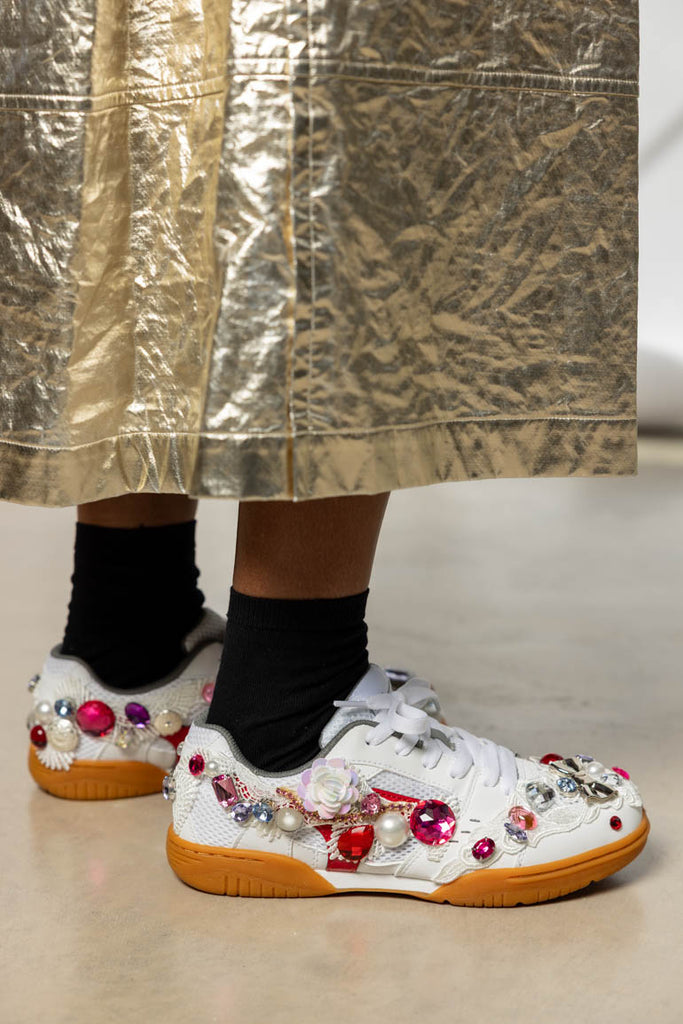 Embellished Mizuno x Comme Des Garçons Girl Sneakers