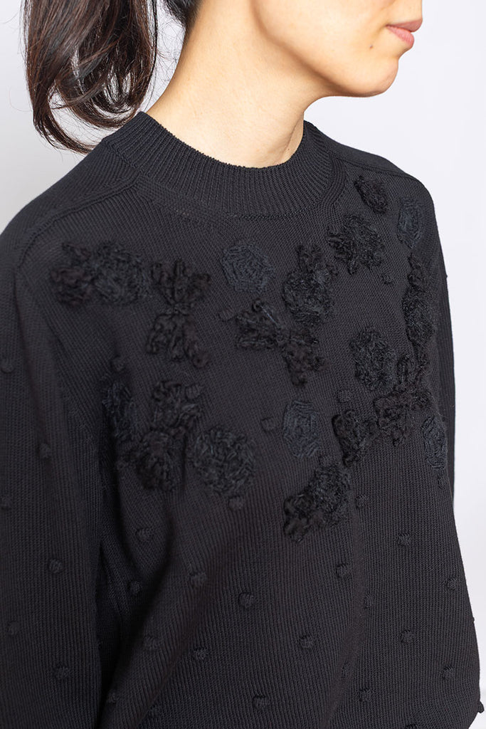 Embellished Sweater - Black