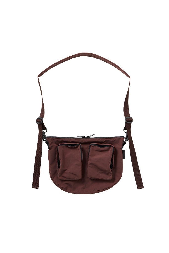 Split Yarn Small Body Bag - Bordeaux Brown