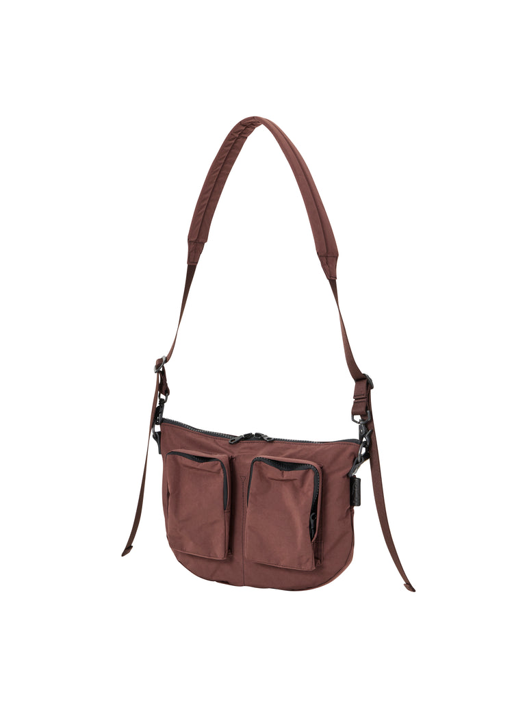 Split Yarn Small Body Bag - Bordeaux Brown