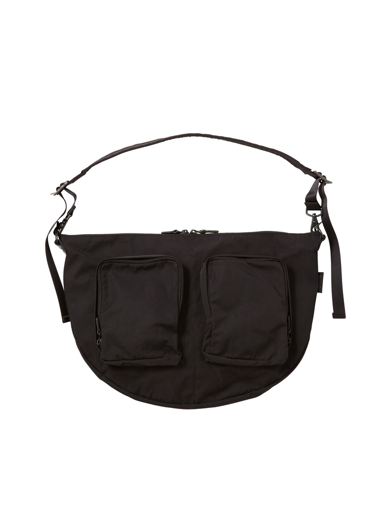 Gabardine Small Body Bag - Black