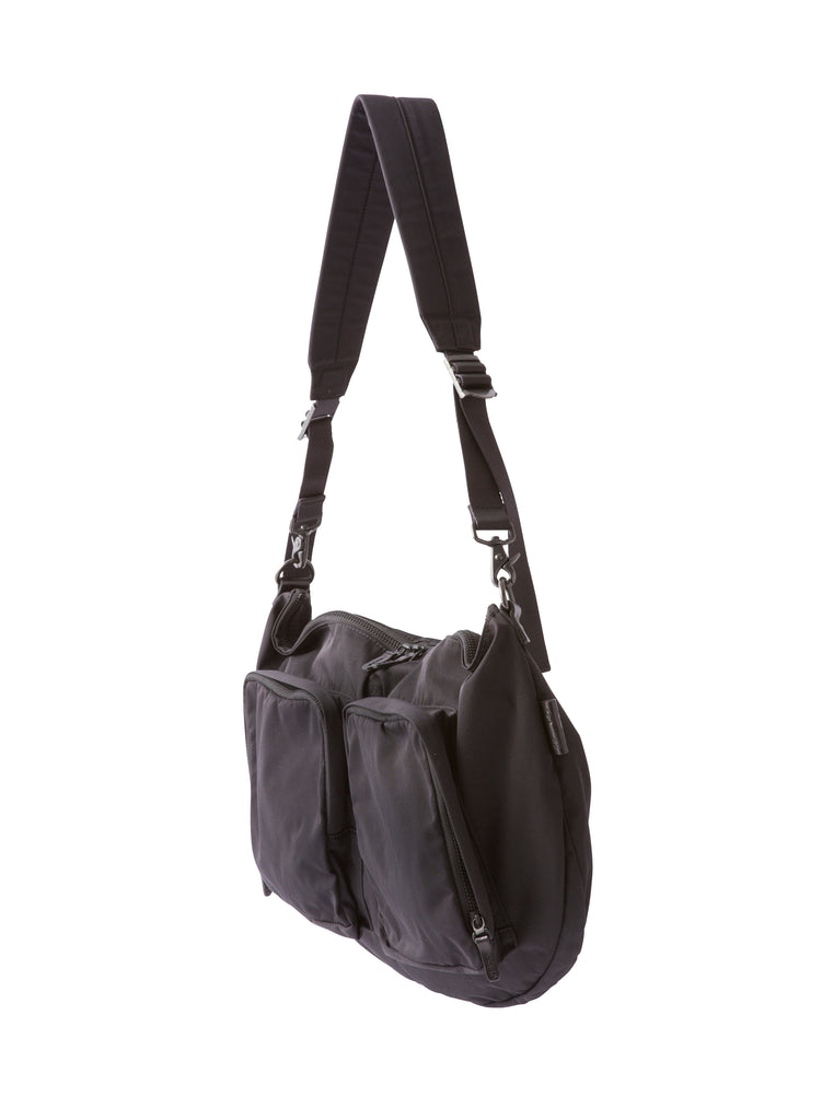 Gabardine Medium Body Bag - Black