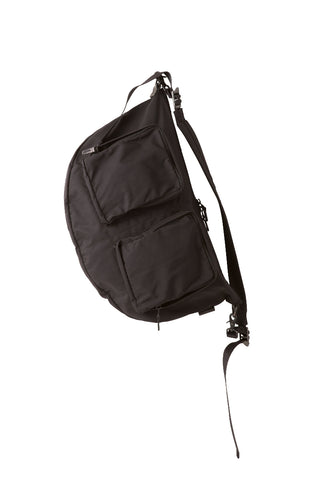 Gabardine Small Body Bag - Black