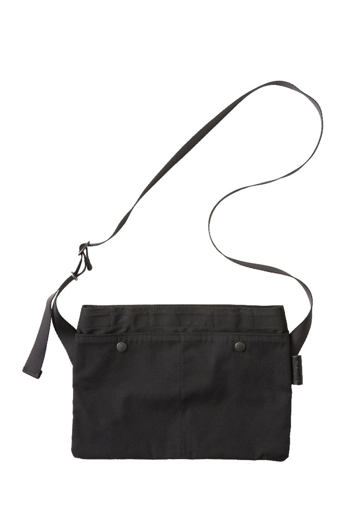Gabardine Sacoche - Black