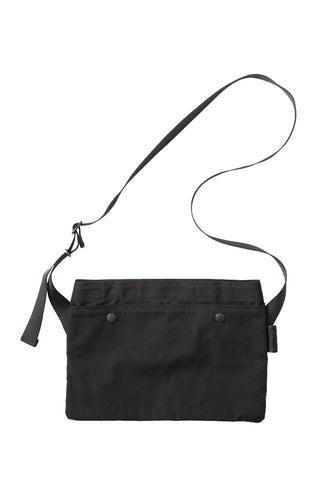 Gabardine Sacoche - Black
