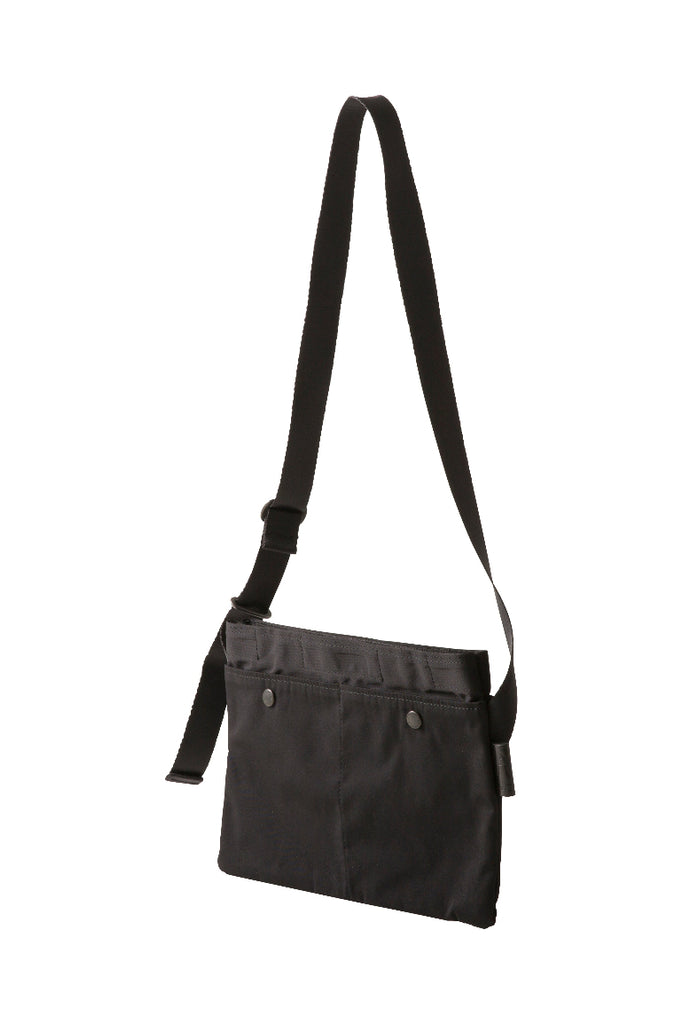 Gabardine Sacoche - Black