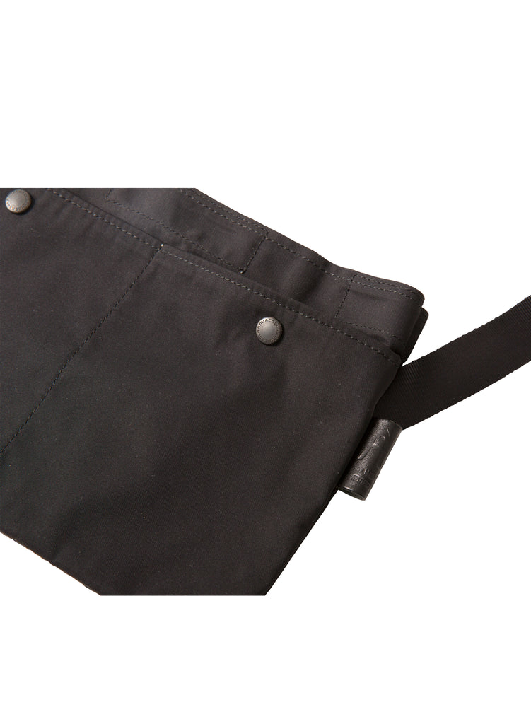 Gabardine Sacoche - Black