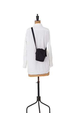 Gabardine Pochette - Black
