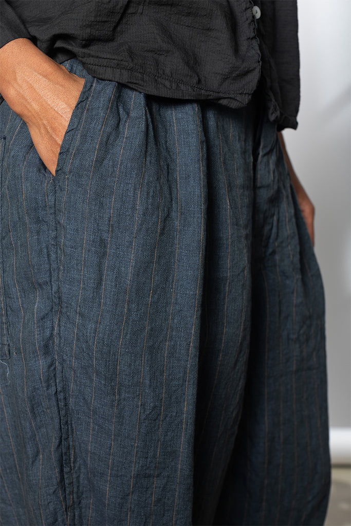 Fay Pant - Linen Stripe