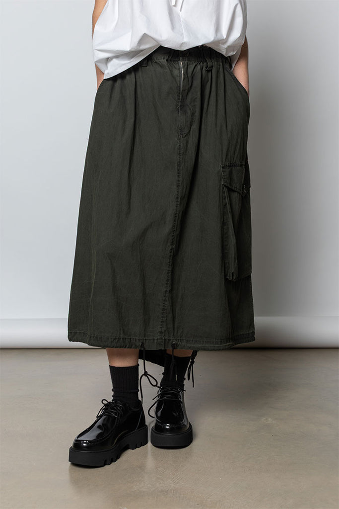Fishtail Skirt - Khaki