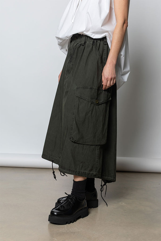 Fishtail Skirt - Khaki