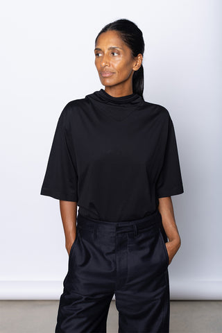 Foulard Short Sleeve T-Shirt - Black