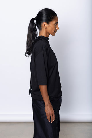 Foulard Short Sleeve T-Shirt - Black