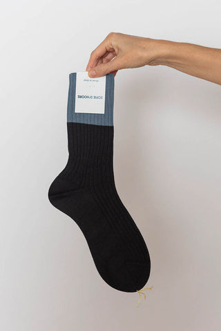 Four Crew Socks - Steel Blue/Shadow