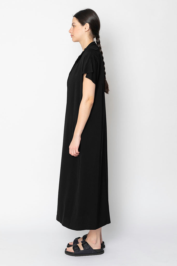 French Sleeve Dress - Black