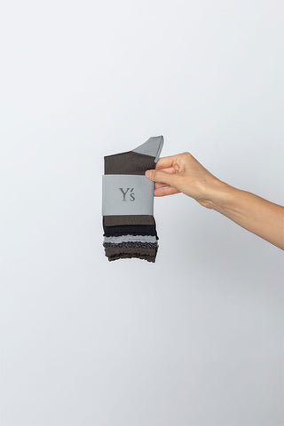 Frill Socks - Grey