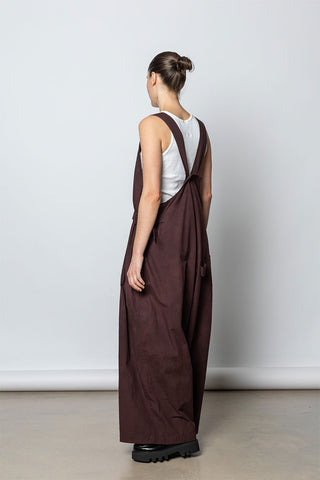 Garment Dyed Overalls - Bordeaux