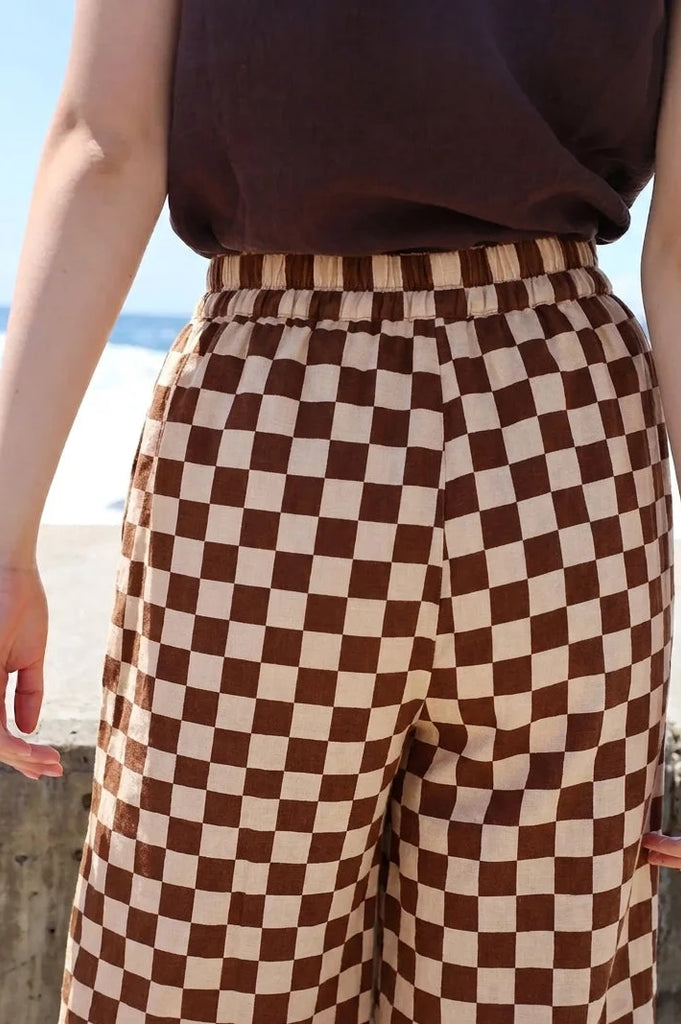 Graham Trouser - Chestnut Check