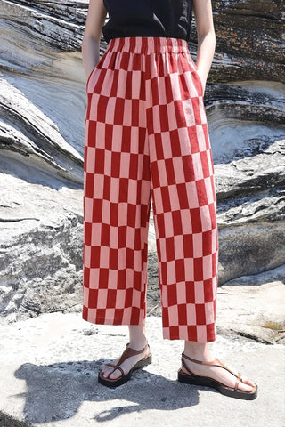Graham Trouser - Brick Check