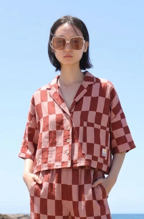 Maxim Shirt - Brick Check