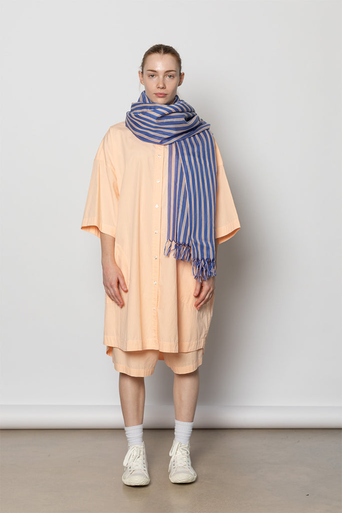 Generic Pleats Stole - Blue