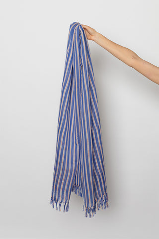 Generic Pleats Stole - Blue